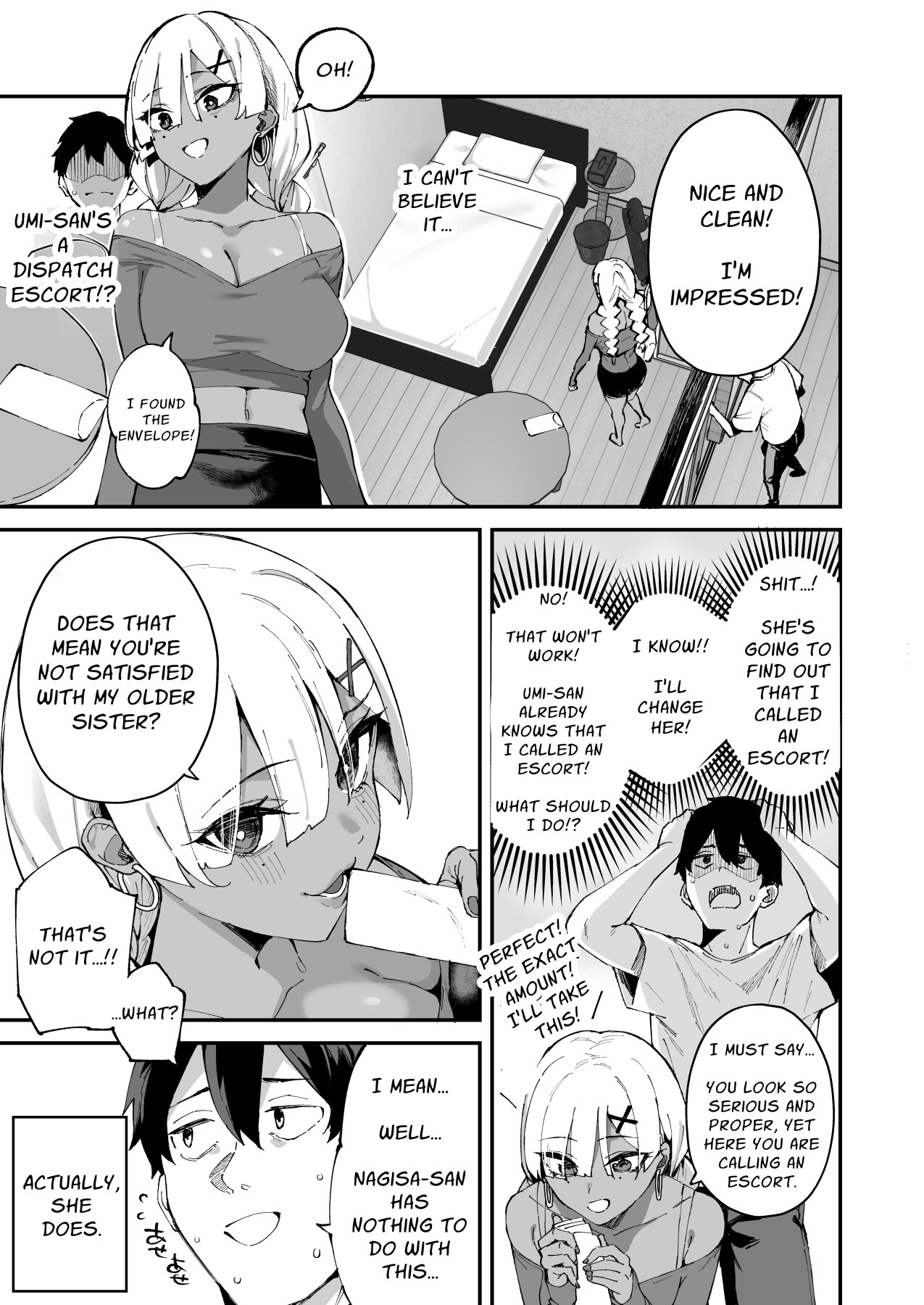 Hentai Manga Comic-I Called An Escort Service & My Girlfriend's Sister Turned Up-Read-4